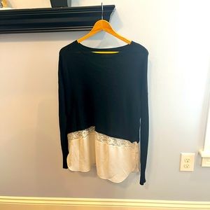 RD Style layered look sweater